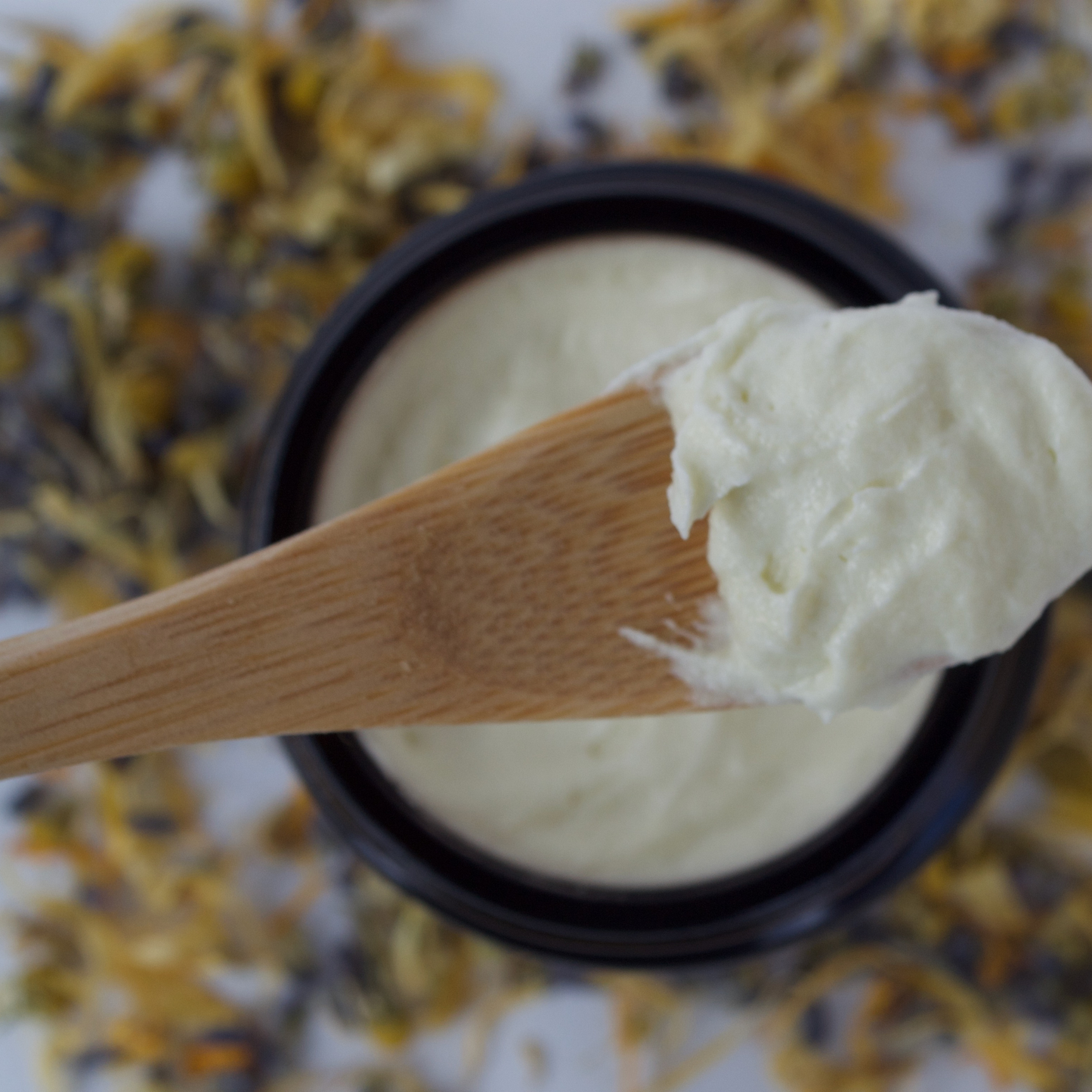 Moringa Botanical Whipped Tallow Balm with Calendula, Chamomile and Lavender