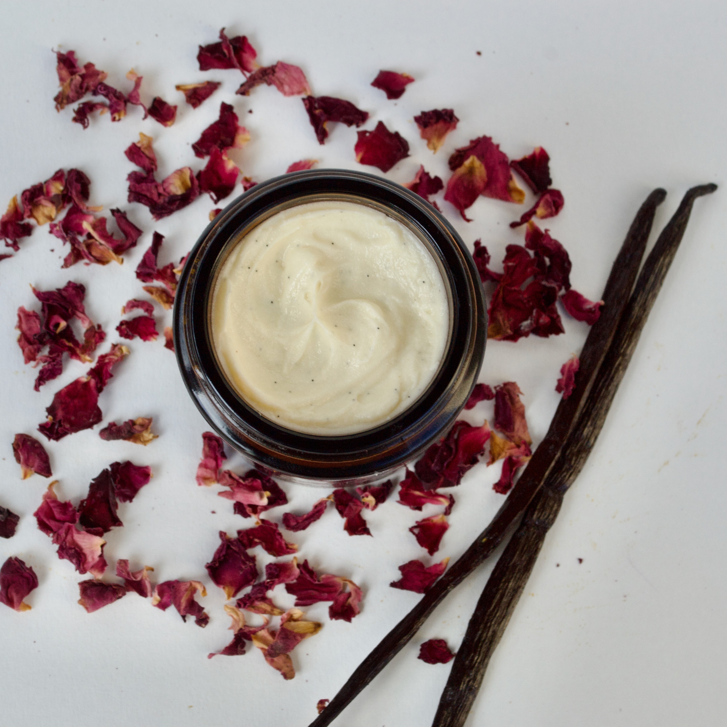 Organic Red Rose and Vanilla Whipped Tallow Balm