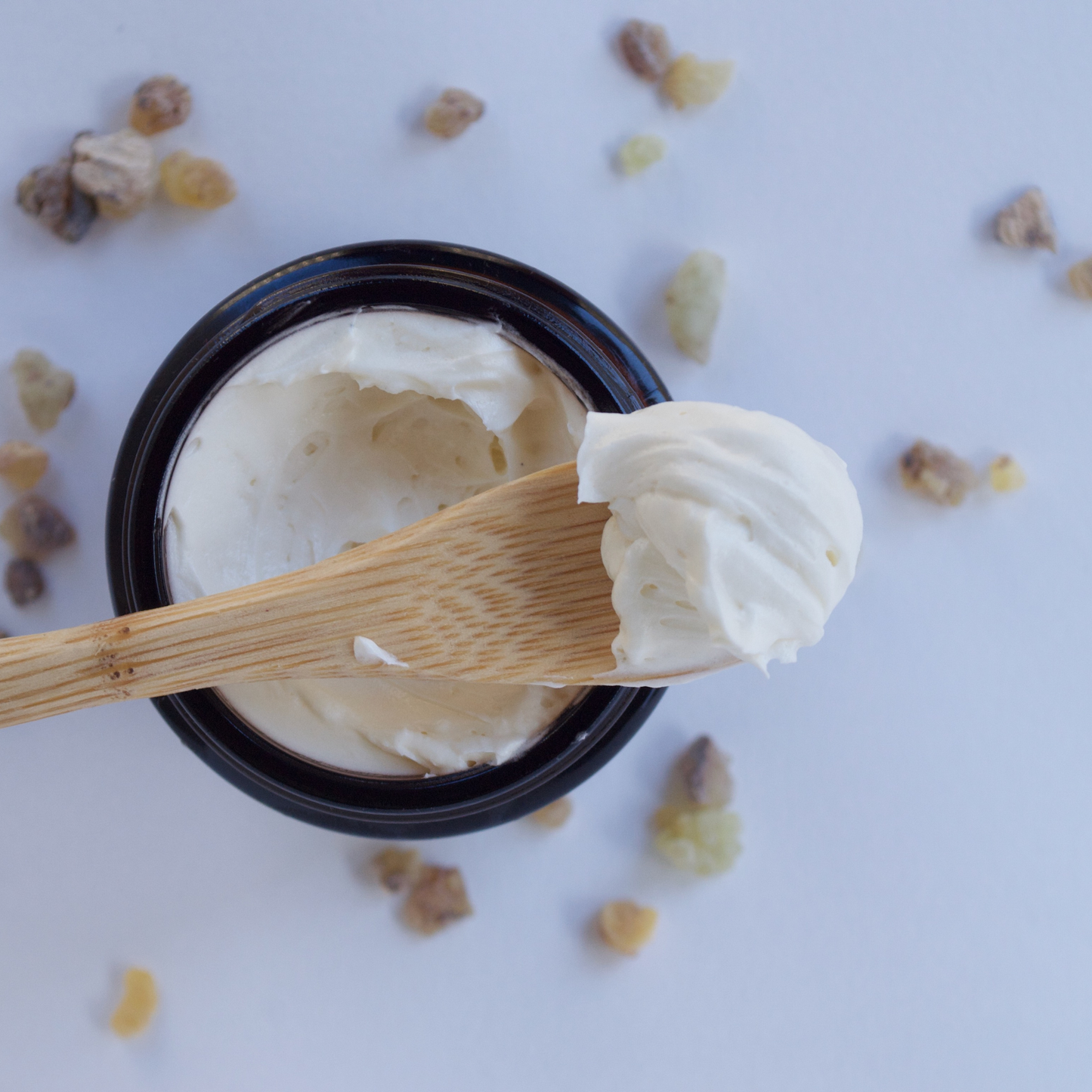 Frankincense Resin Whipped Tallow Balm and Frankincense infuse Jojoba Oil